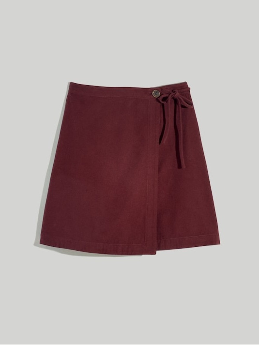 Madewell wrap mini skirt new with tags